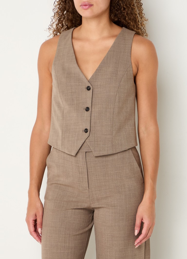 Max & Co  Camping gilet in wolblend