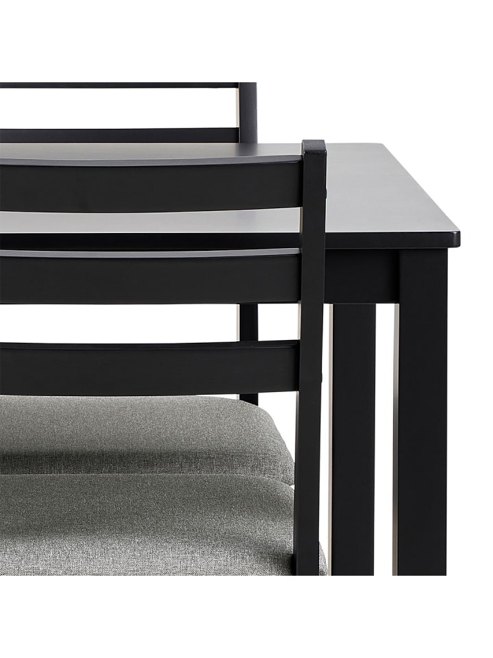 ebuy24 Essgruppe Alicante Schwarz 110 x 70 cm günstig kaufen onesize