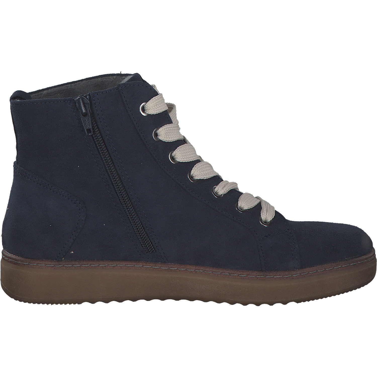 Jana Shoes 25280, Stiefeletten, Damen, Blau/beige