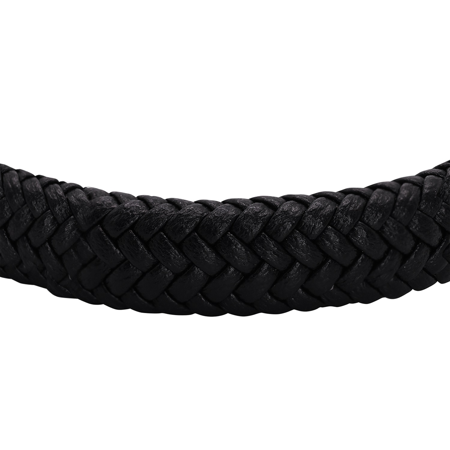 Heideman Black Nelio Leather Bracelet