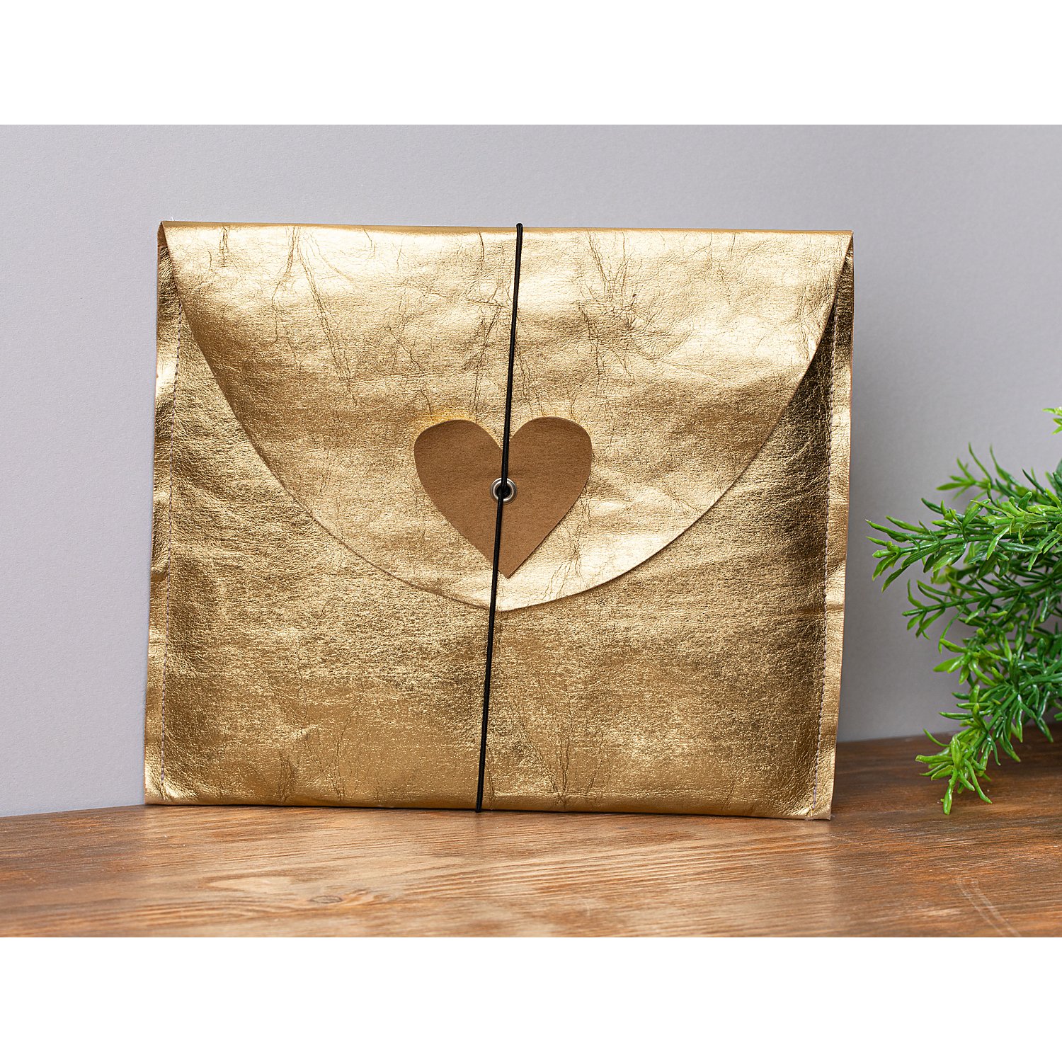Kunstlederpapier, gold, 49 x 100 cm
