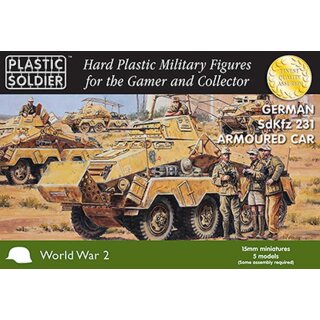15mm WW2 German SdKfz 231 8 rad Armoured Car (5)