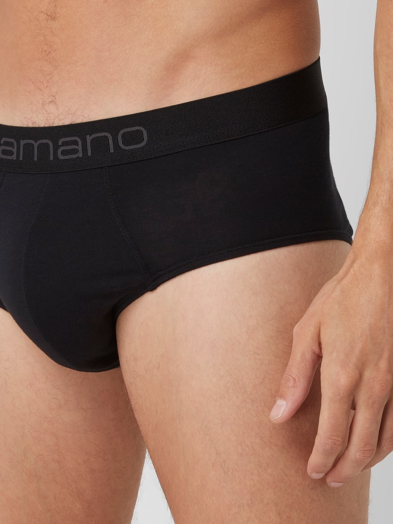 Slip im 6er-Pack in schwarz