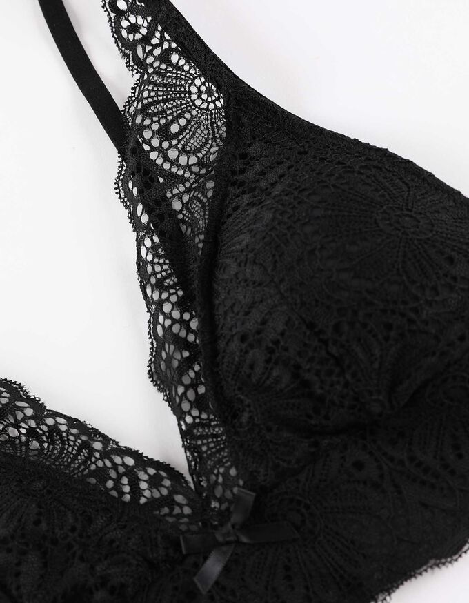 Bustier - Spitzenbesatz