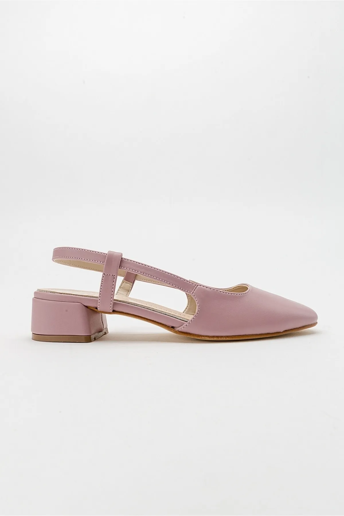 LuviShoes  66 Dusty Rose Skin Damen-Sandalen mit Absatz
