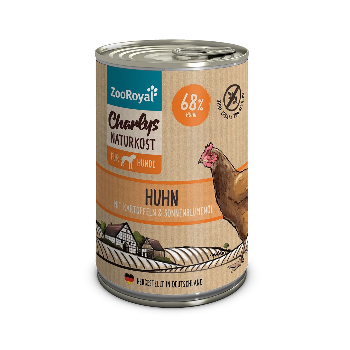 ZooRoyal Charlys Naturkost Huhn, Kartoffeln & Sonnenblumenöl