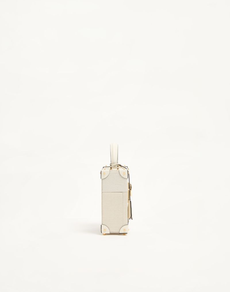 Valentino Garavani 3-parfumeæske 30ml i kanvas, kalveskind og metalnitter