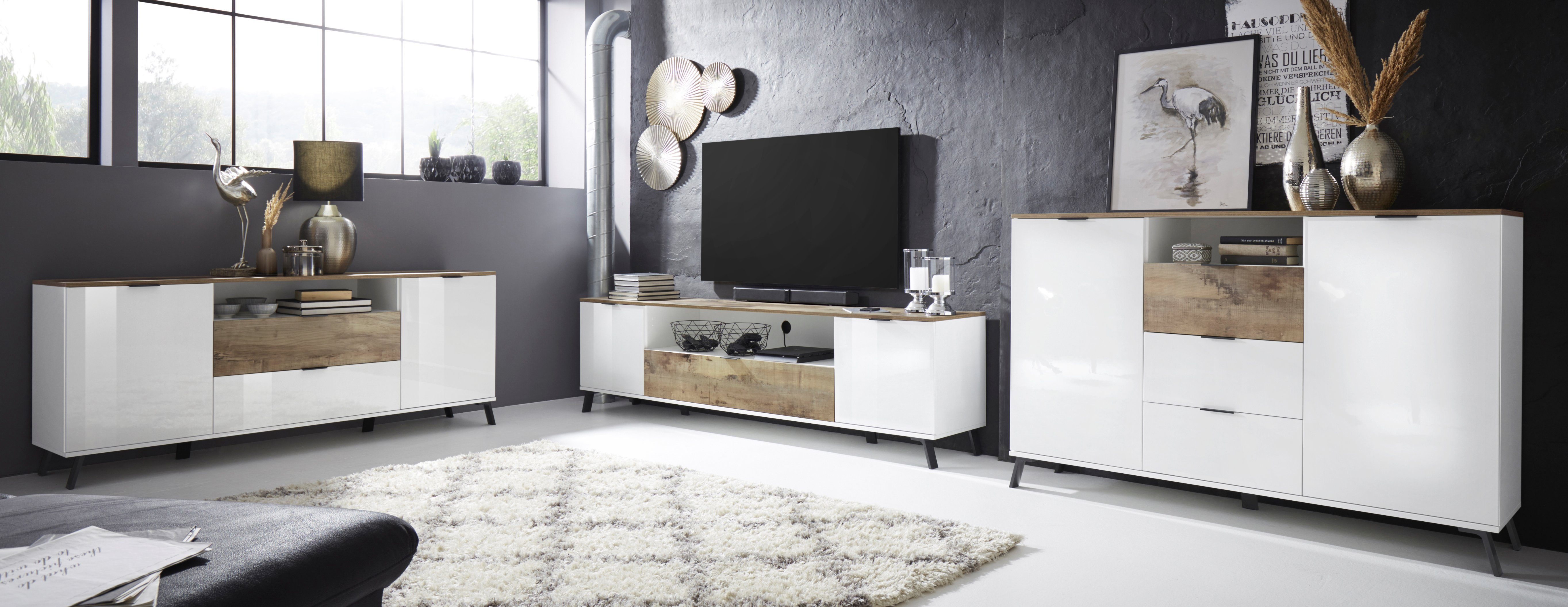KITALY TV-Board CASANOVA, Breite ca. 220 cm