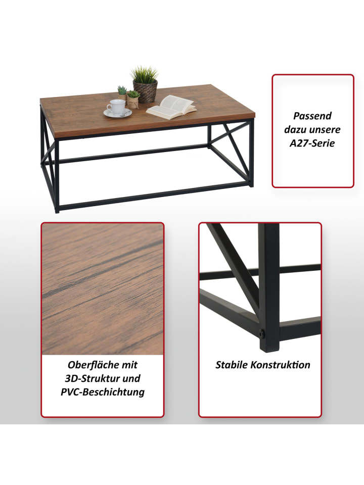 MCW Couchtisch Metall 3D-Struktur günstig kaufen onesize