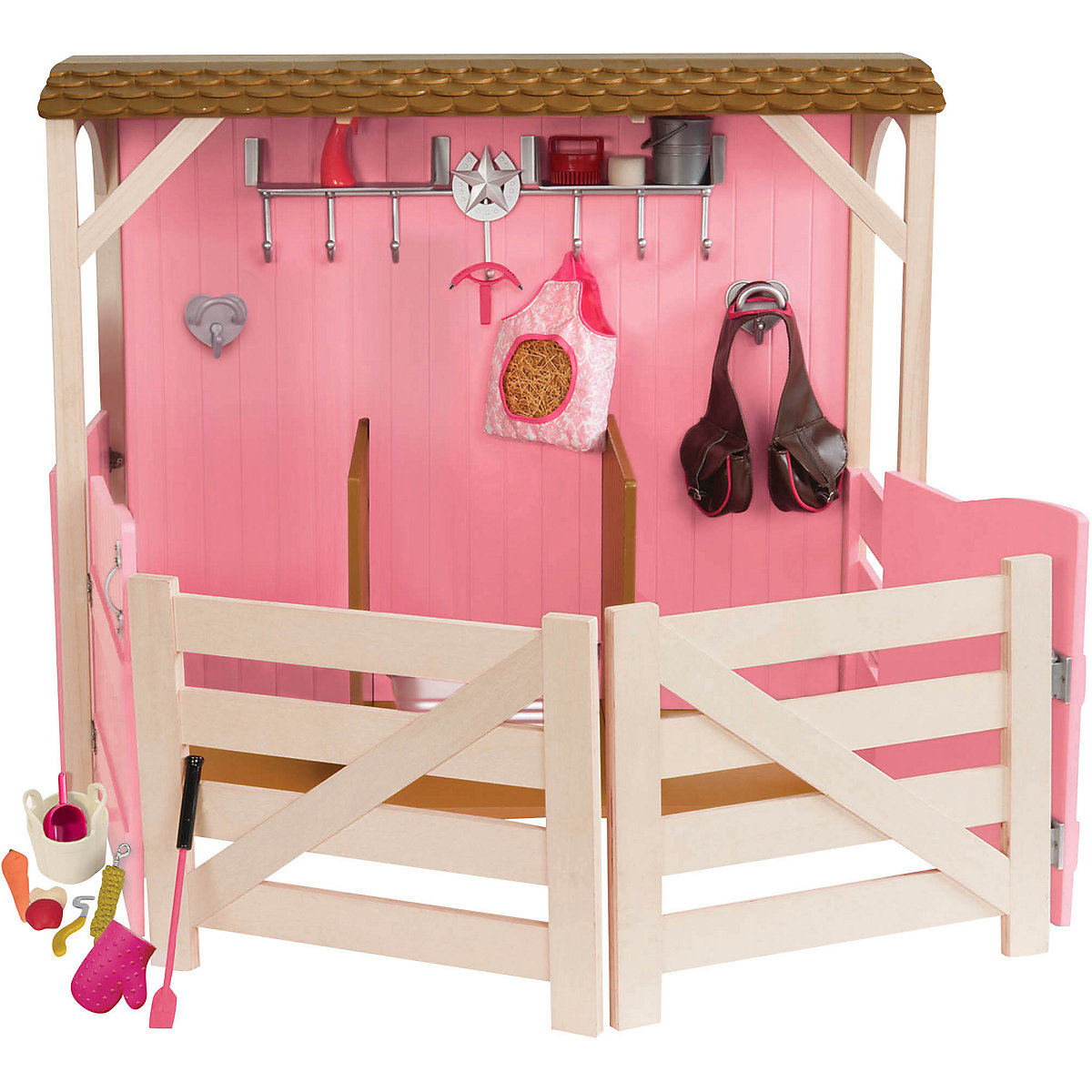 Pferdestall aus Holz