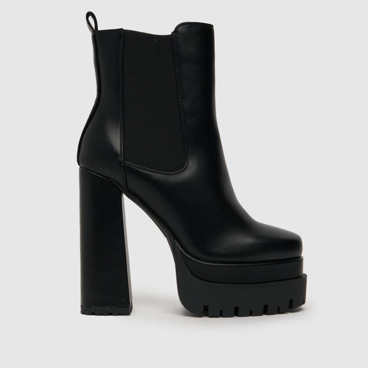 SIMMI – Rox – Svarta chelseaboots med klack