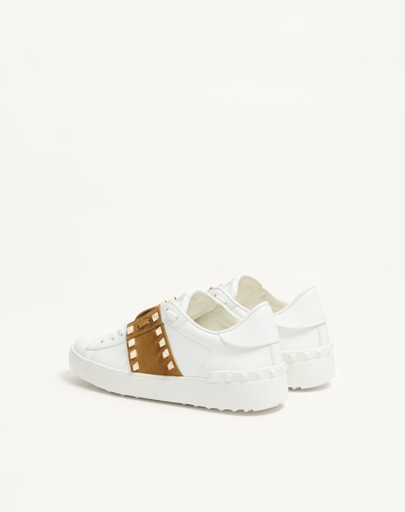 Baskets Rockstud Untitled en cuir de veau avec bride en cuir fendu