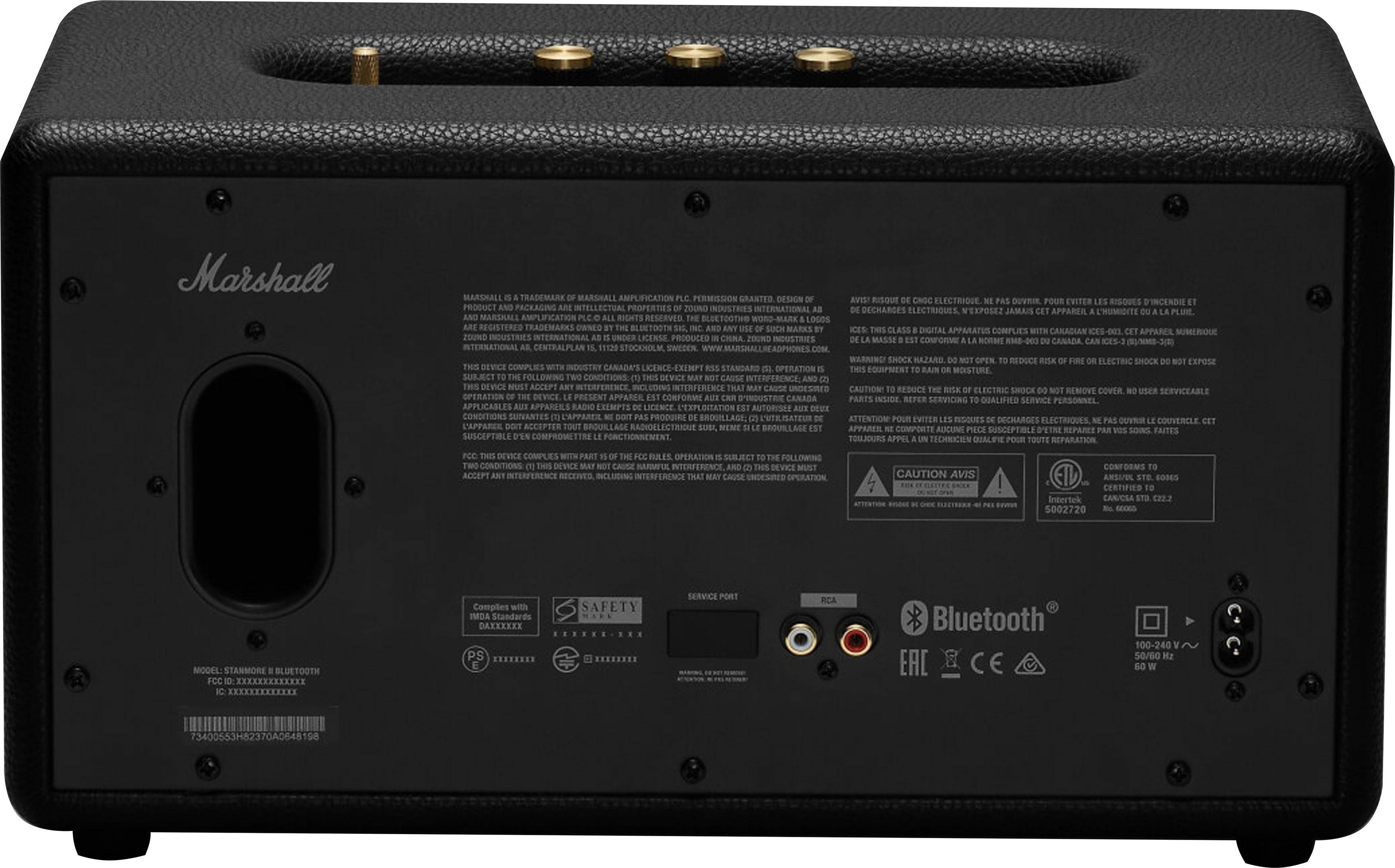 Marshall Stanmore II Stereo Bluetooth-Lautsprecher (Bluetooth, 80 W)