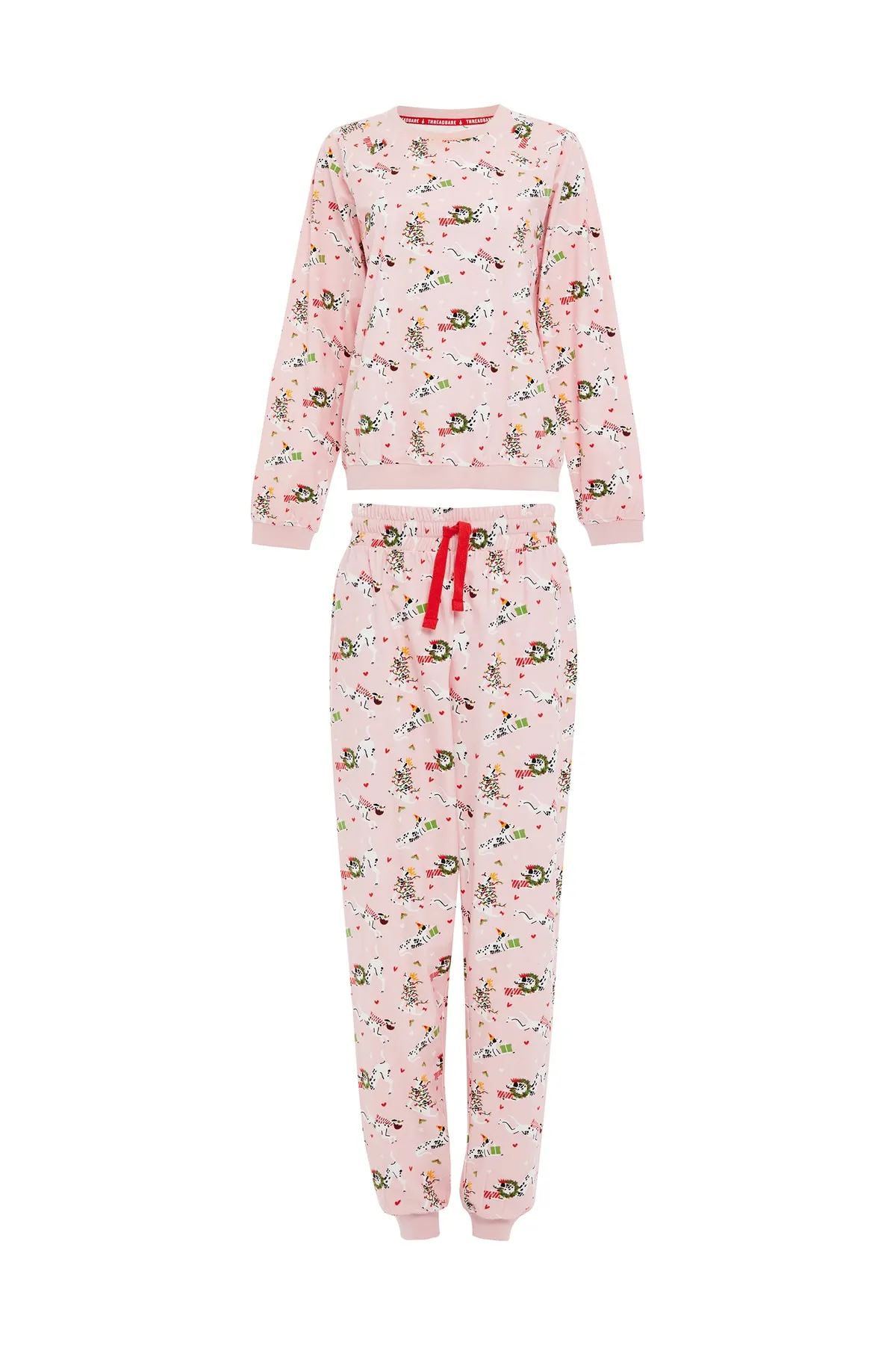 Threadbare  Loungewear THB Pooch Weihnachts-Pyjama-Set