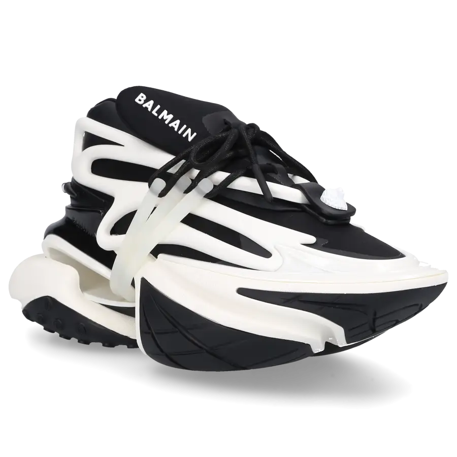 Balmain - Sneaker low UNICORN Neopren - schwarz
