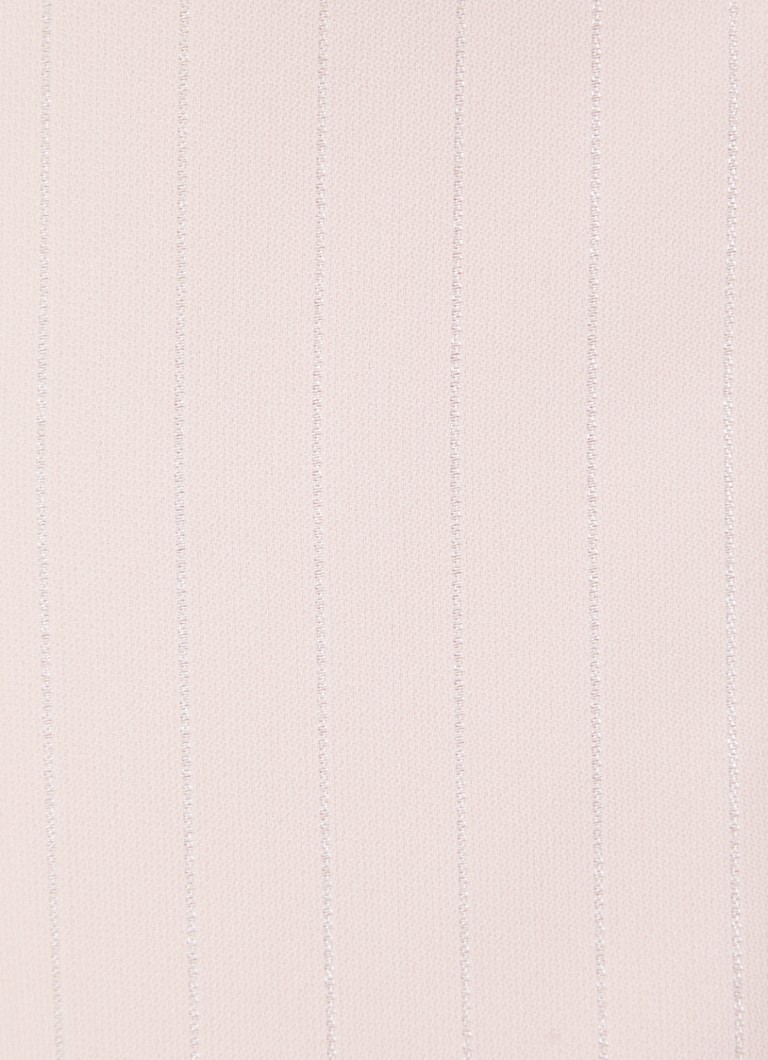 Pantaloni Neya a vita alta e gamba dritta con inserti in lurex, della linea Refined Department.