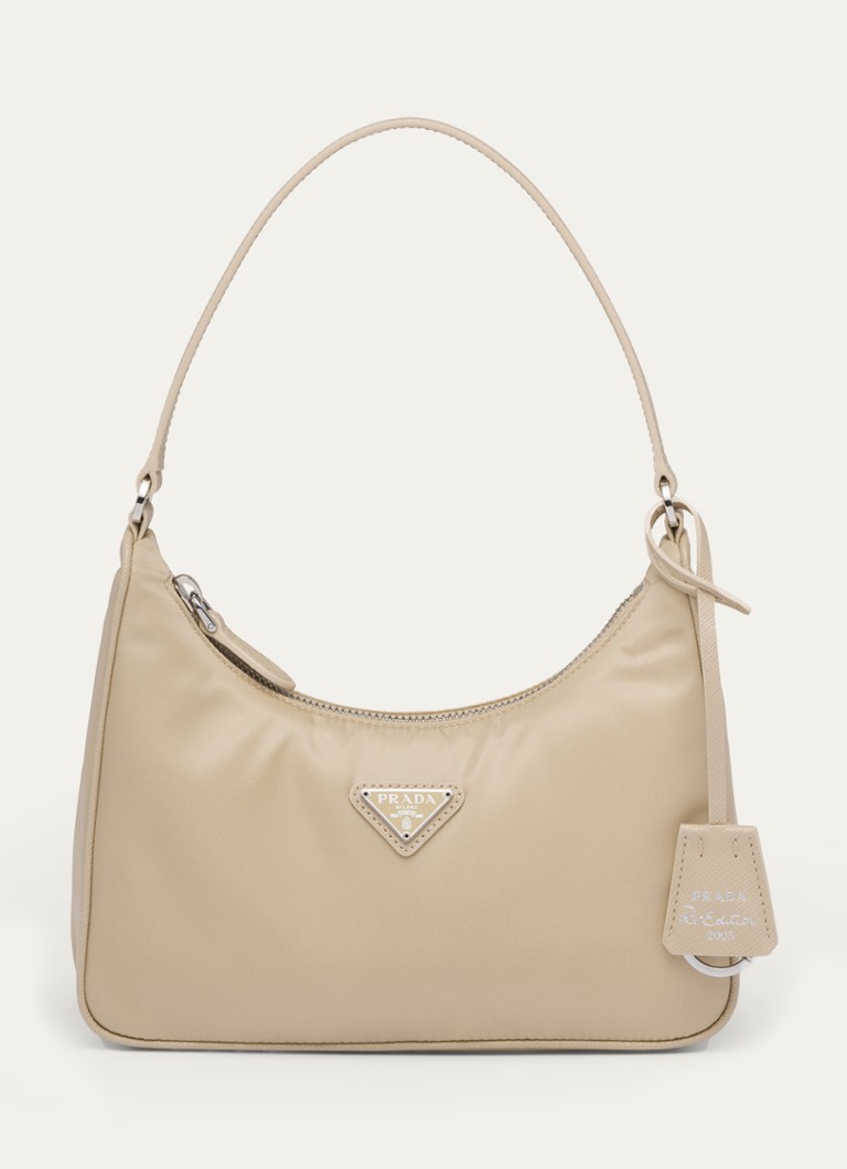 Sac bandoulière Prada Re-Edition 2005 en nylon avec détails en cuir