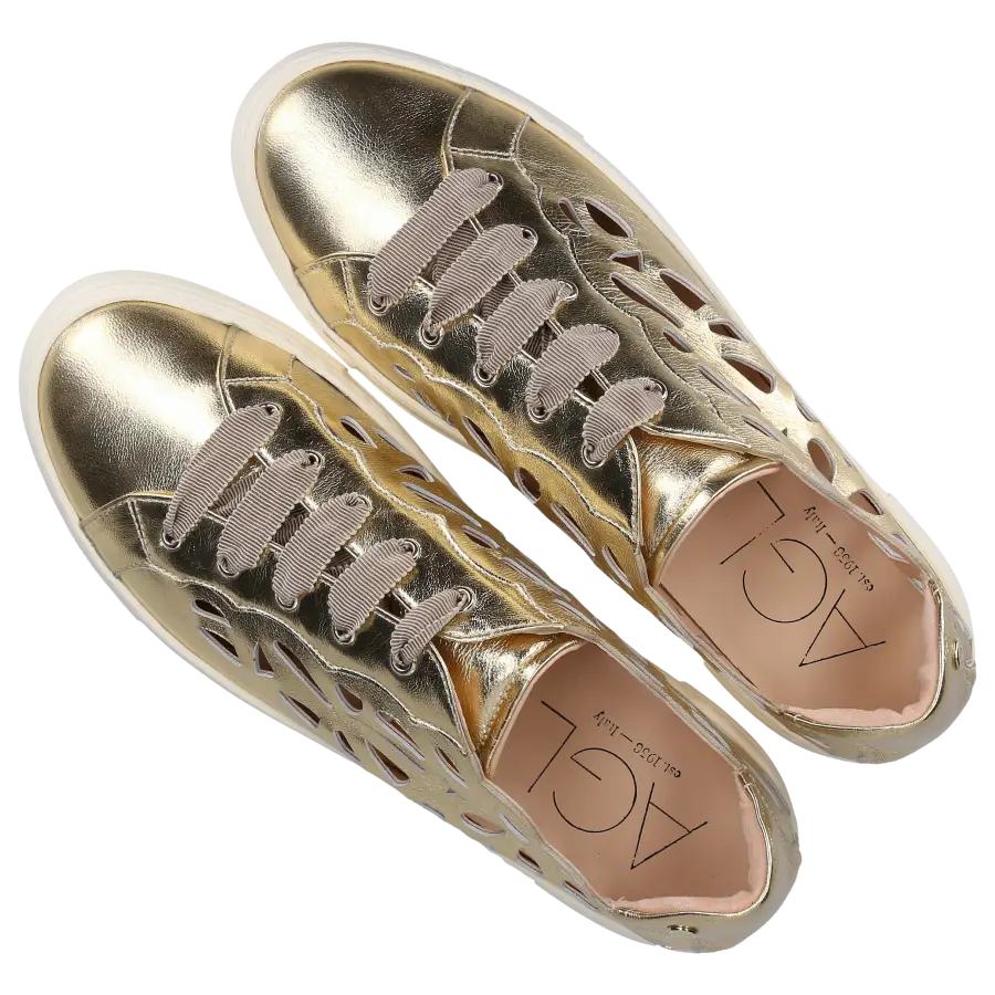 AGL Attilio Giusti Leombruni - Sneaker low D925249 Kalbsleder - gold