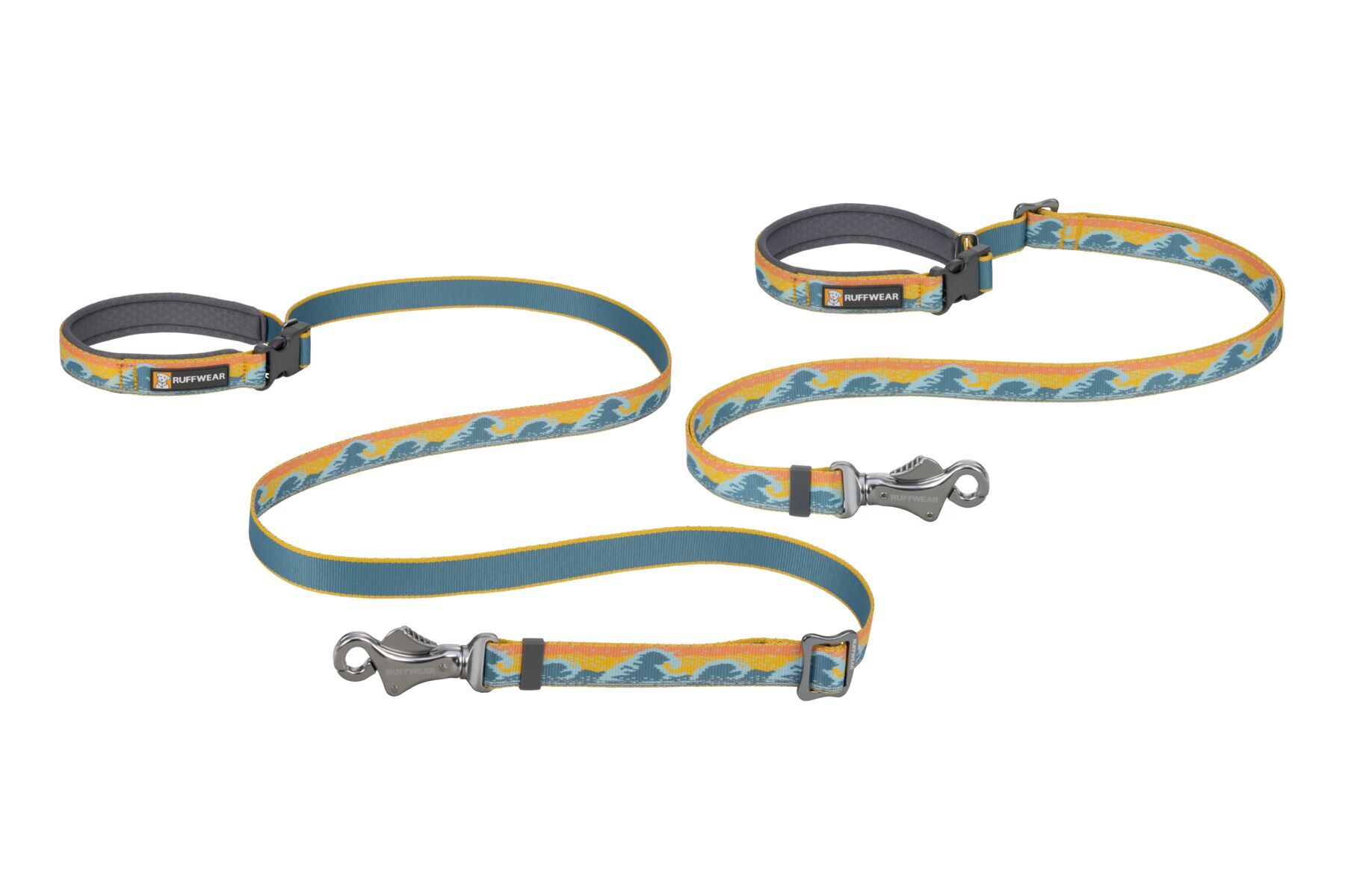 Ruffwear Hundeleinen Ruffwear Verstellbare Hundeleine Crag EX™ blau/ türkis/ beige/ braun