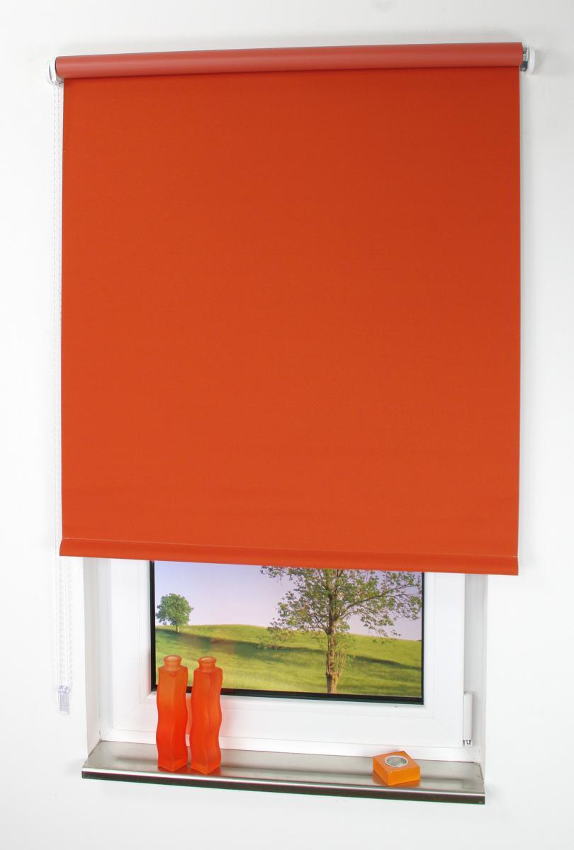 Bella Casa Seitenzugrollo 162 x 180 cm terracotta