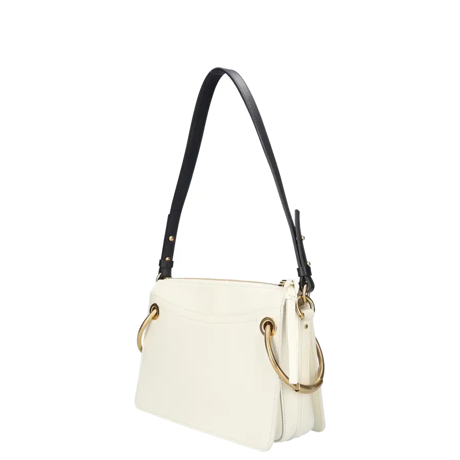 Chloé - Handtasche ROY Kalbsleder - weiß