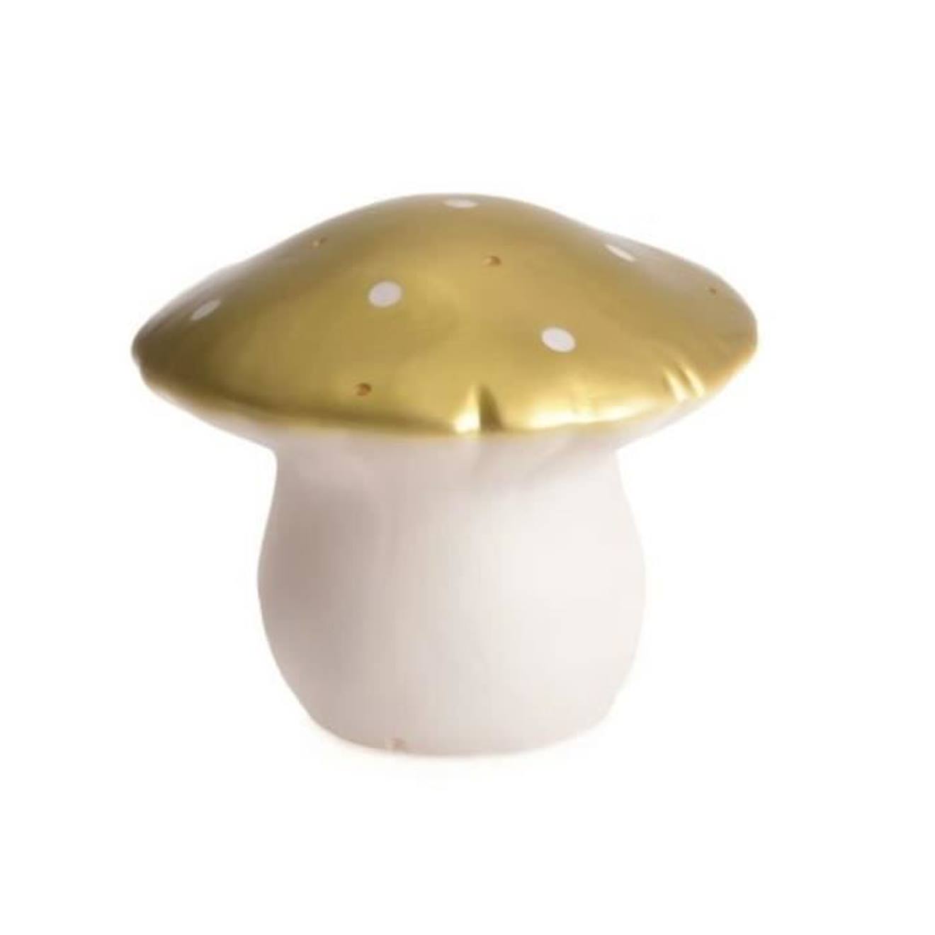 CHAMPIGNON-Lampe à poser / Veilleuse LED Medium Champignon H20cm Doré Egmont Toys