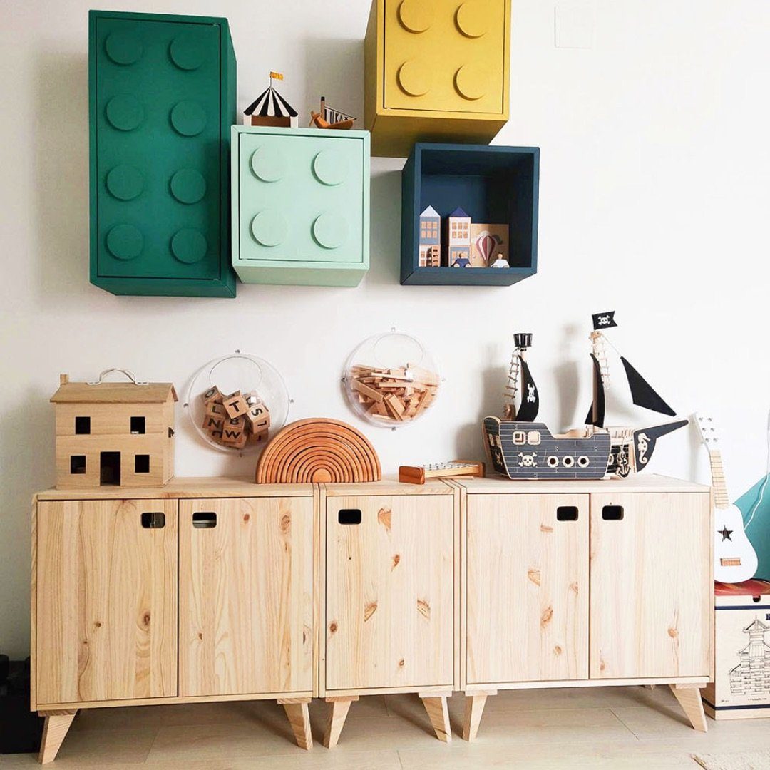 Astigarraga Kit Line Beistellschrank Vollholz-Beistellschrank - Dinamic, Kommode, Sideboard mit Türen