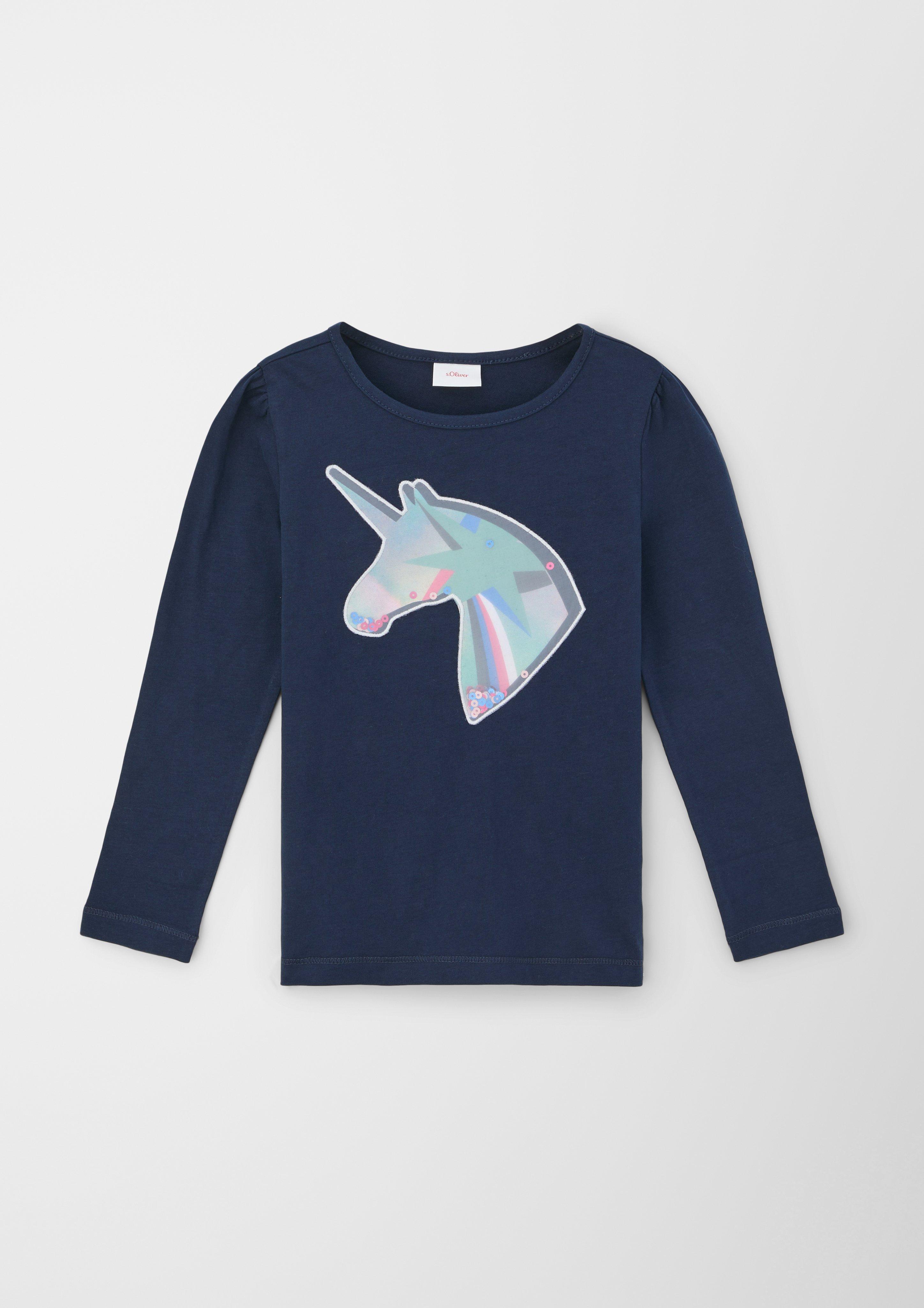 Longsleeve mit Einhorn-Artwork  2122641-5952