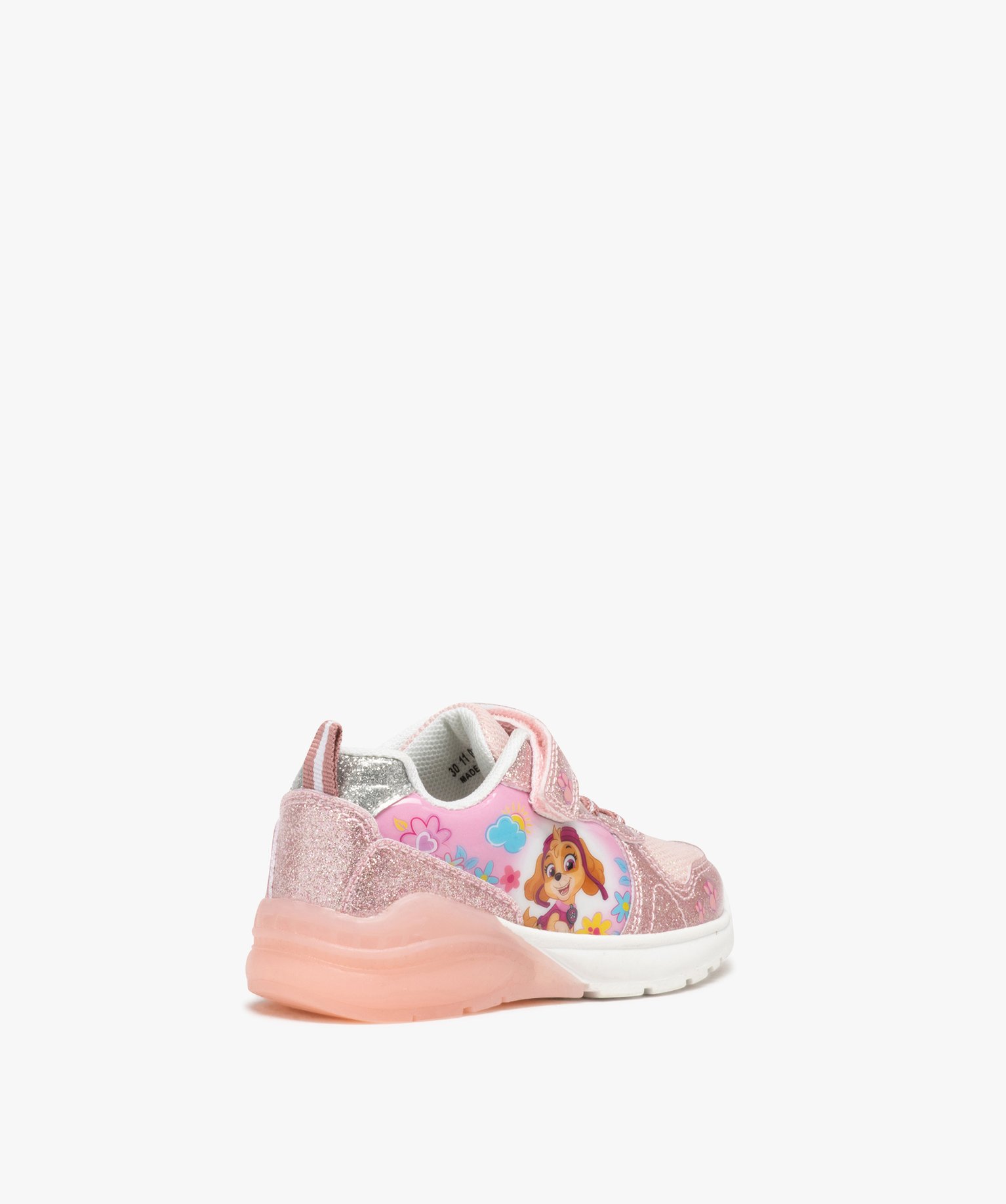 Baskets bébé fille à paillettes - Pat Patrouille rose | GEMO