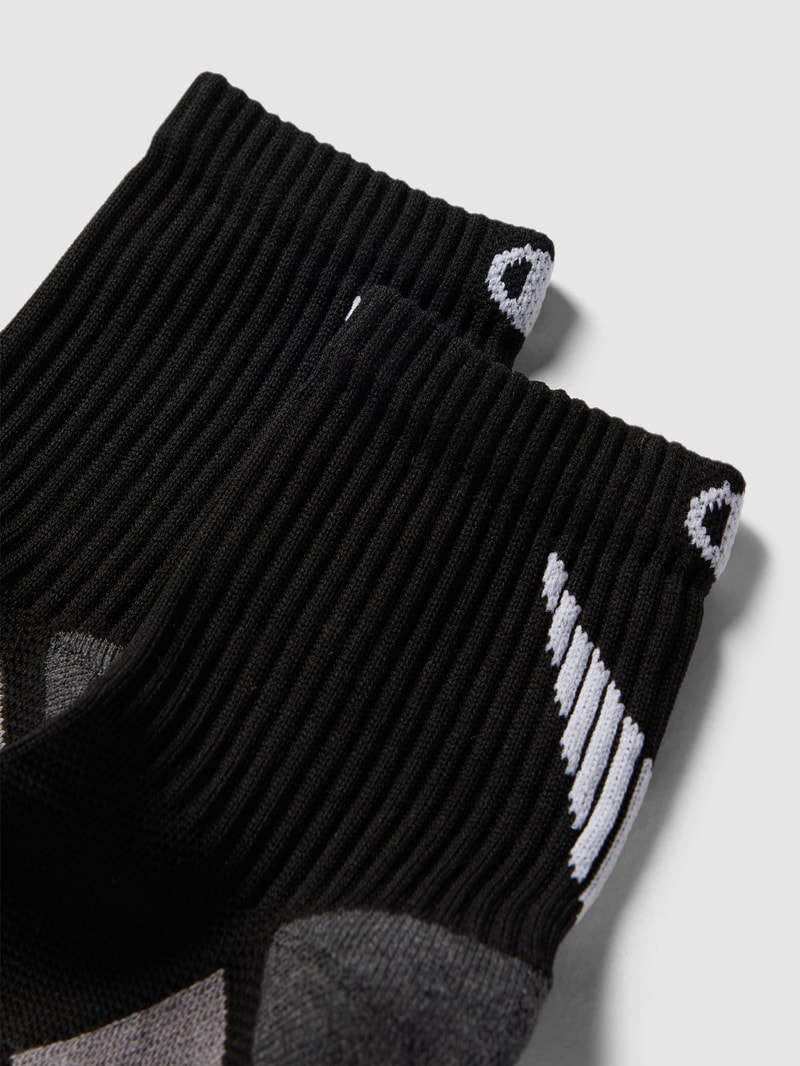 Socken mit Allover-Muster im 2er-Pack in schwarz