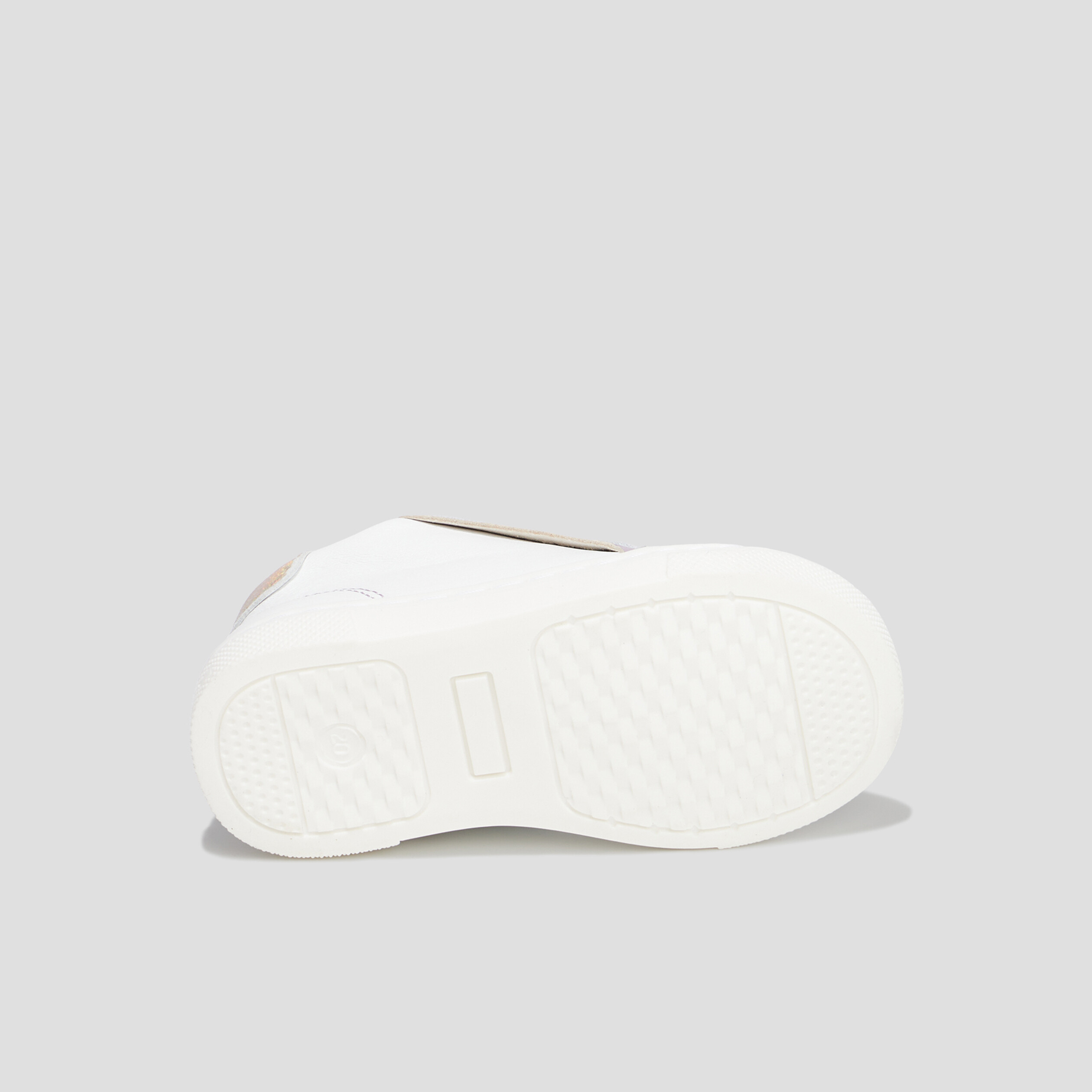Bottillons zippés en cuir blanc bébé fille | La Halle