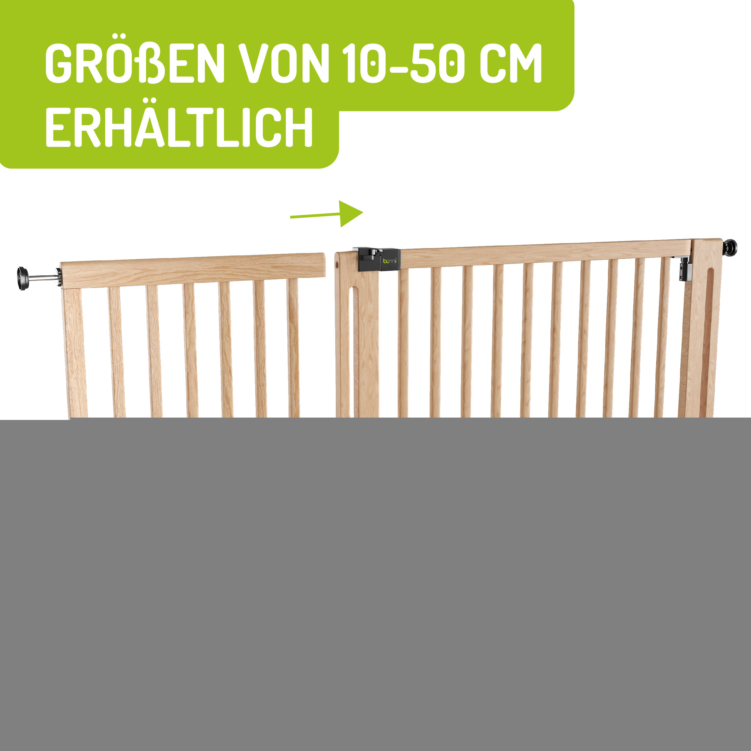 bomi Türschutzgitter & Hundeklappen bomi Verlängerungen - 77 cm für Miko L