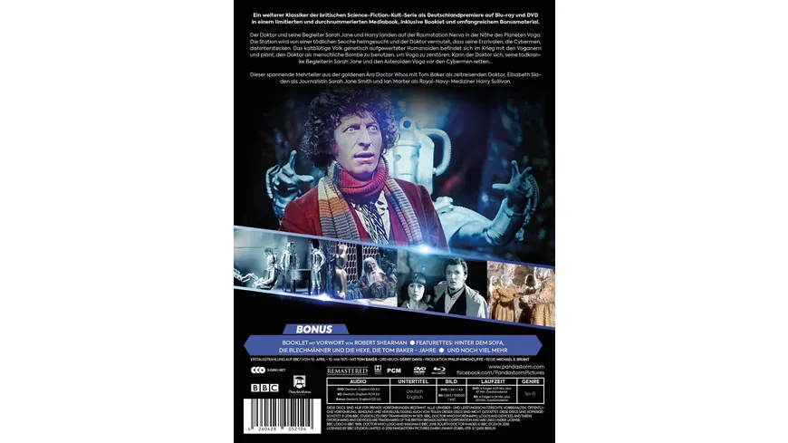 Doctor Who - Vierter Doktor - Die Rache der Cybermen LTD. - ltd. Mediabook  [3 BRs]