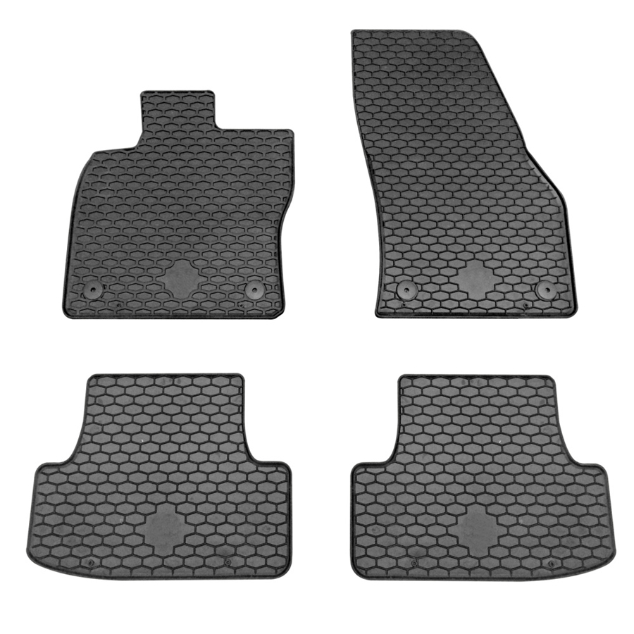 Passform-Gummifußmatten von Norauto, passend für VW Golf Sportsvan BJ 2014-20, 1 Set - ATU