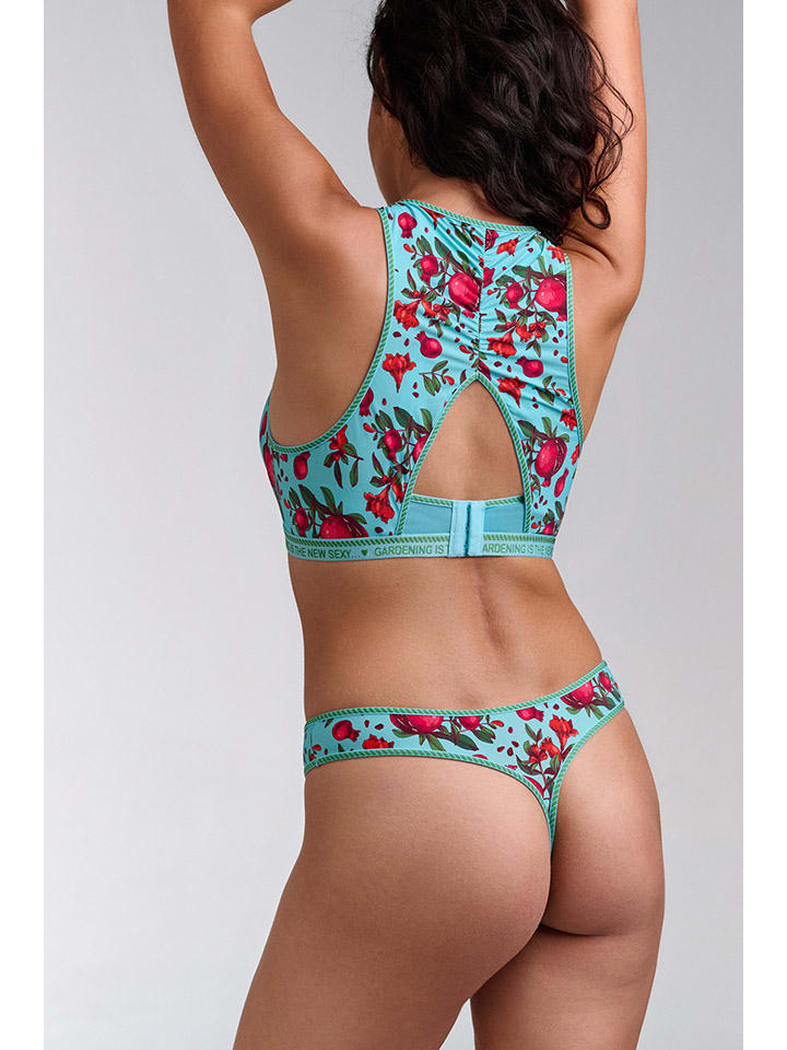 Marlies Dekkers Push-up-BH in Türkis/ Rot günstig kaufen