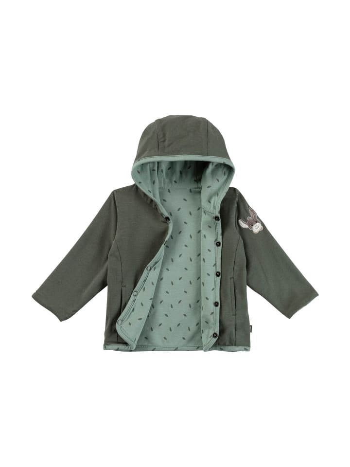 Sterntaler Baby Wendejacke Blätter in dunkelgrün günstig kaufen