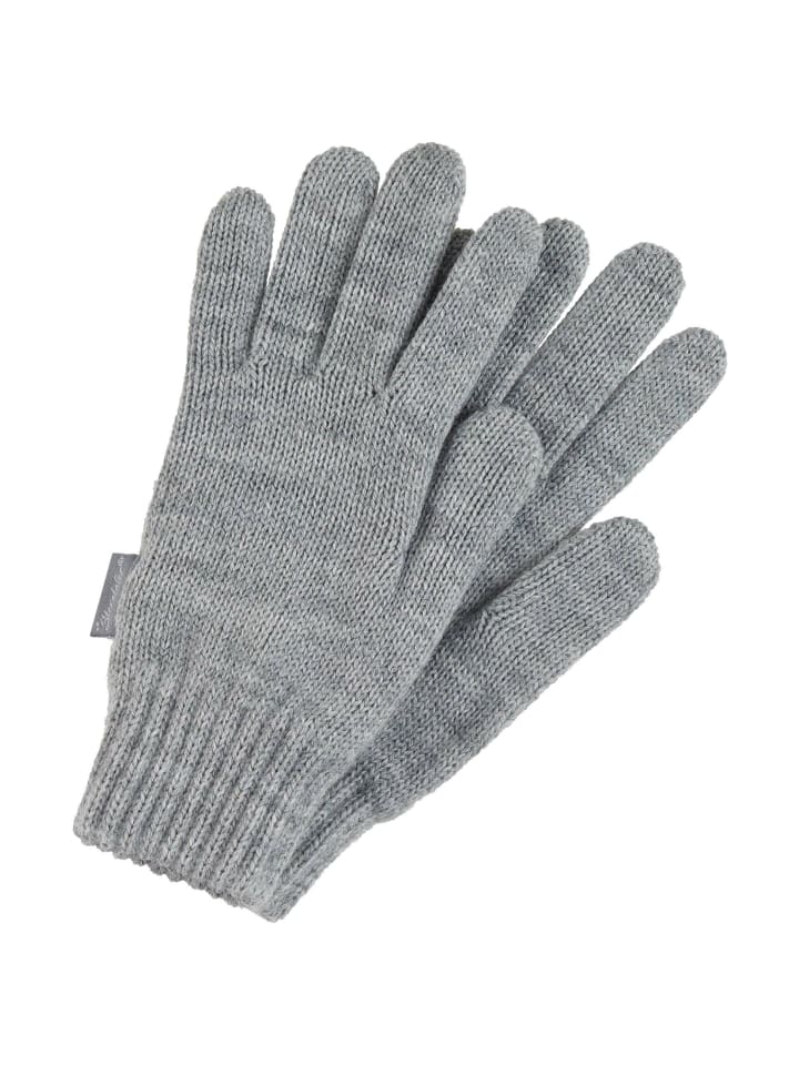 Sterntaler Strick-Fingerhandschuh in silber mel. günstig kaufen onesize