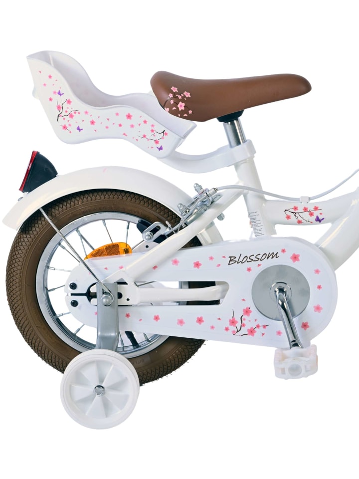 Volare Kinderfahrrad Blossom für Mädchen 12 Zoll Kinderrad in Weiß 3 Jahre günstig kaufen onesize