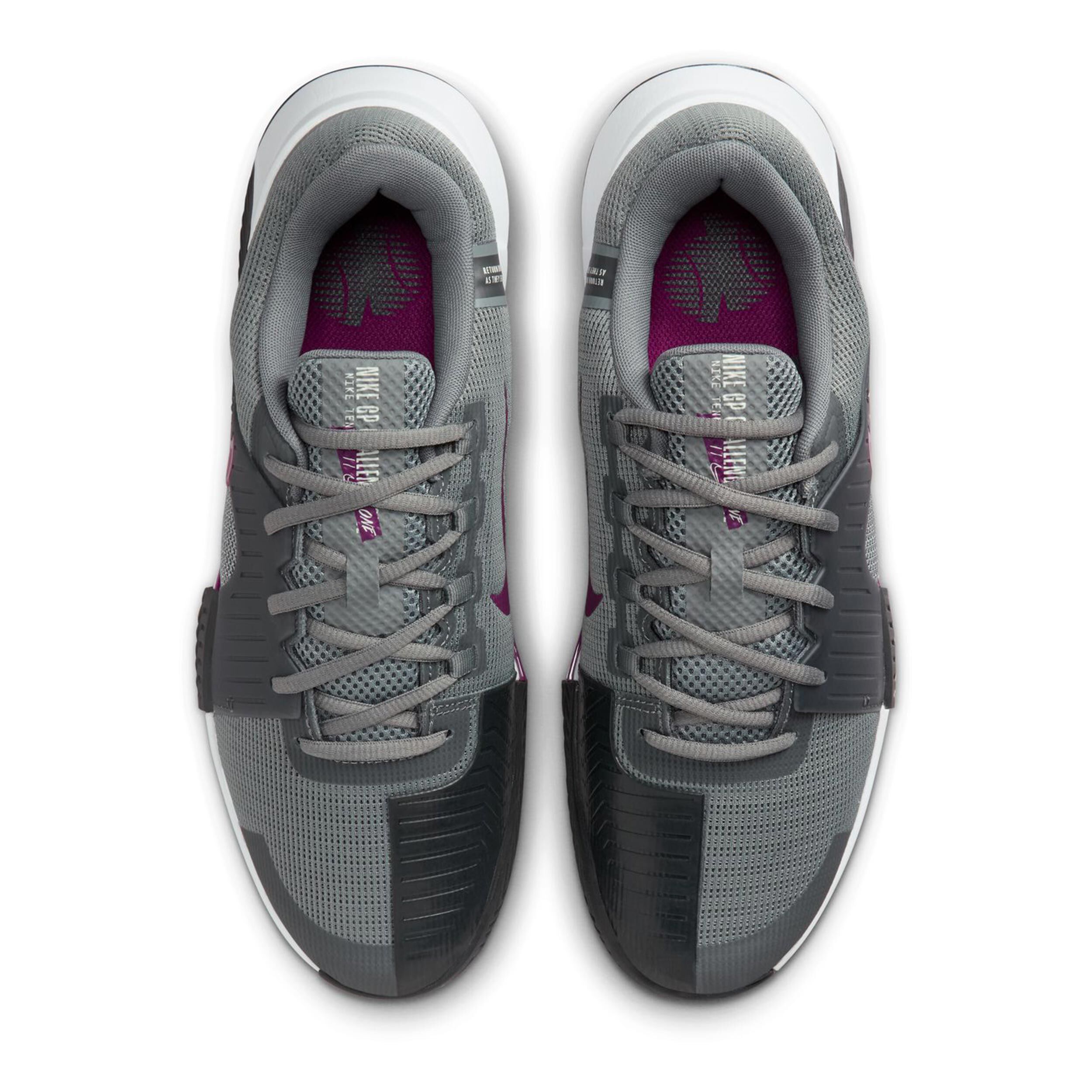 Zoom GP Challenge 1 Allcourtschuh Herren - Grau, Berry