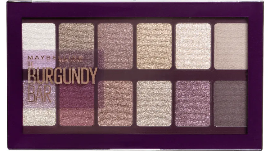 MAYBELLINE NEW YORK Lidschatten Palette The Burgundy Bar 12 g