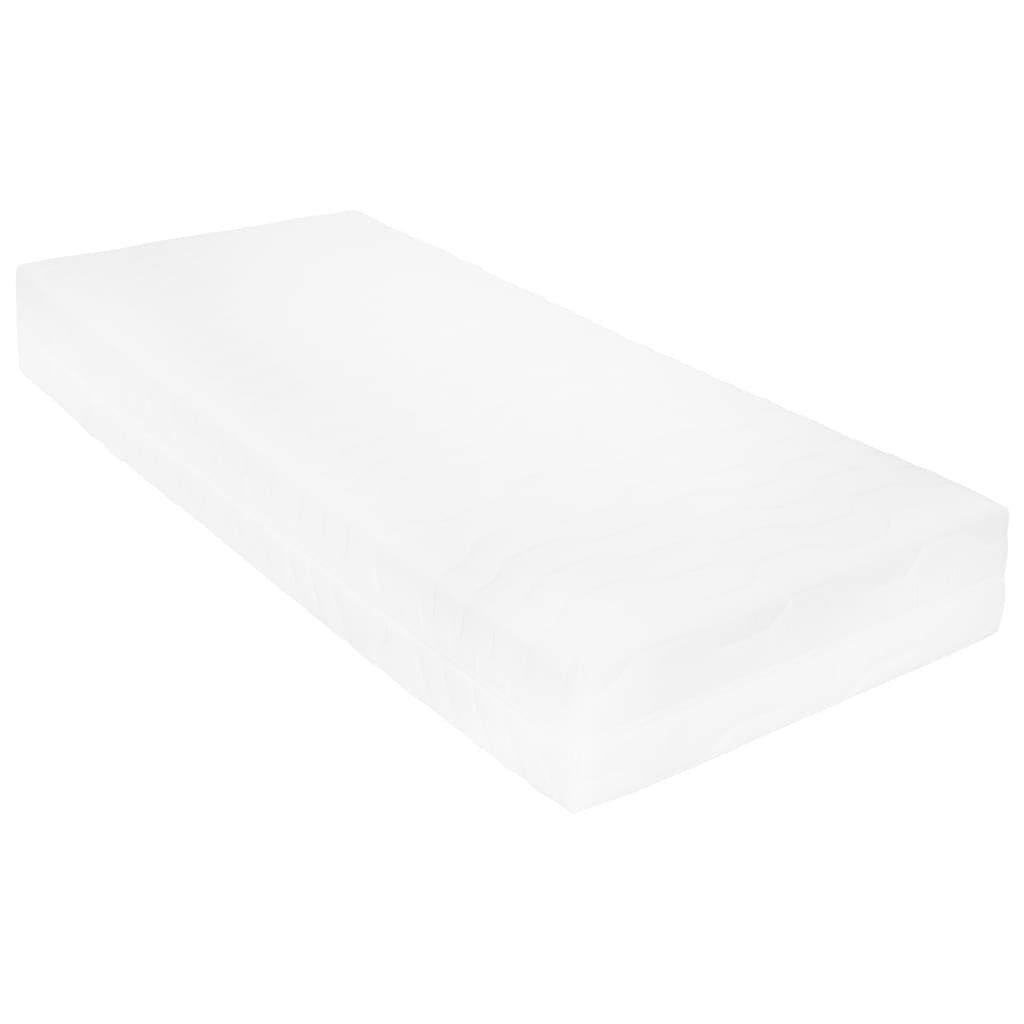 Kaltschaummatratze Matratze 80 x 200 cm 7 Zonen Taschenfedern 20 cm H2, vidaXL, 20 cm hoch