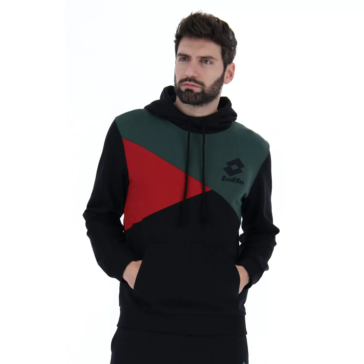 ATHLETICA LG III SWEAT HD FL HELT SVART