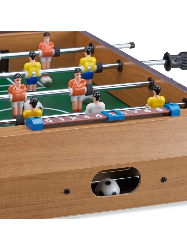 relaxdays Tischkicker in Grün/Braun - (B)51x (H)11 x (T)50 cm günstig kaufen onesize