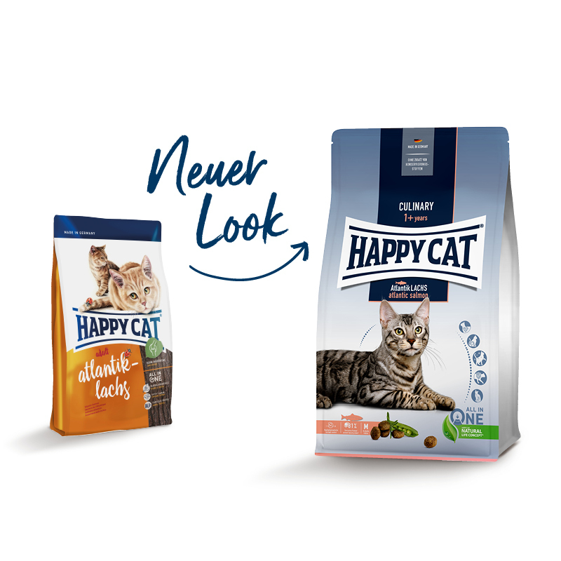 HAPPY CAT Trockenfutter HAPPY CAT Culinary Adult Atlantik Lachs 4 kg