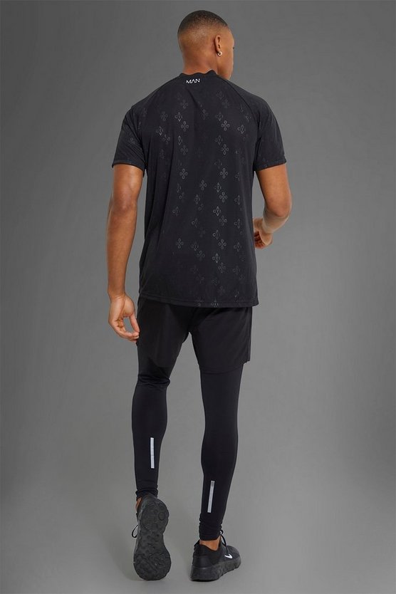 Man Active T-Shirt mit Logo