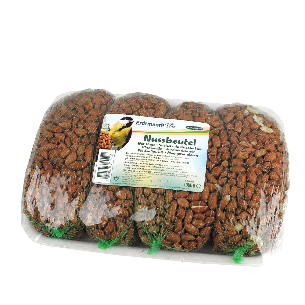 Erdtmann's Wildvogelfutter Erdtmann's Erdtmanns Nussbeutel Big Pack 4x250g