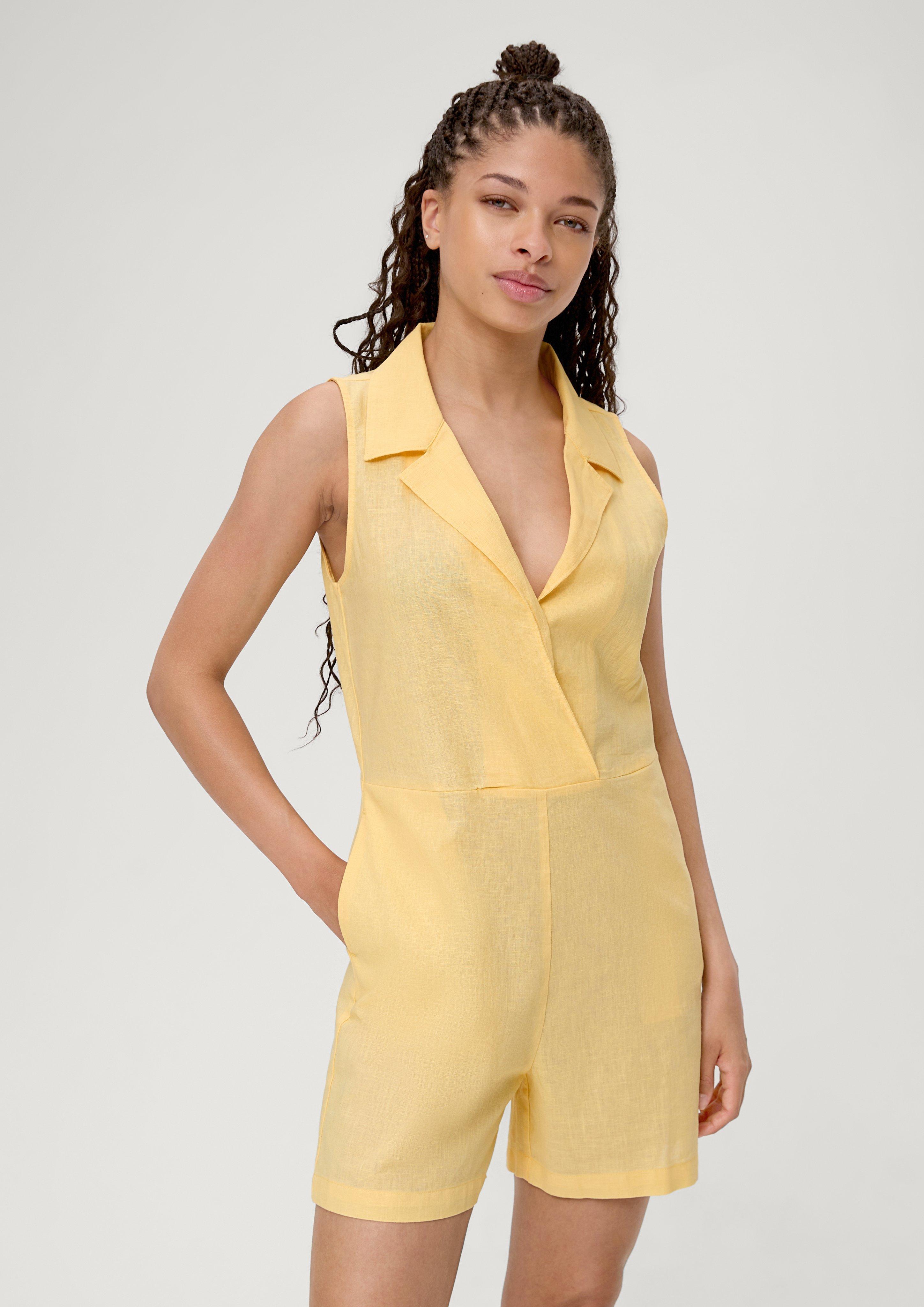 Kurzer Overall mit Reverskragen  2131227-1317