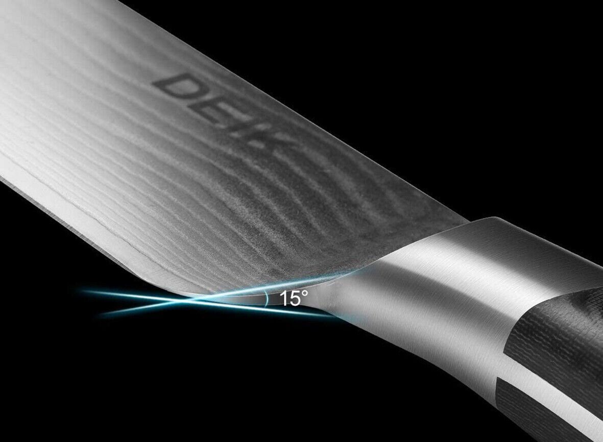 DEIK Fleischmesser ND-D1091, Messer Kochmesser Küchenmesser Profi Damastmesser Edelstahl