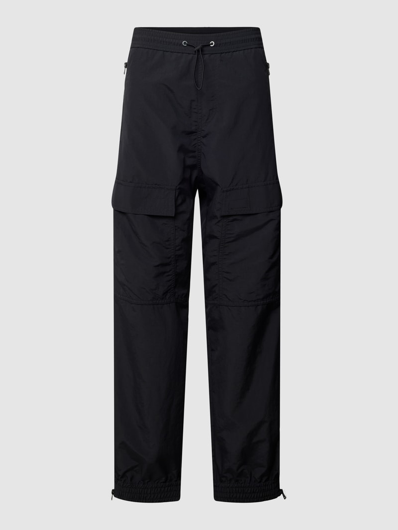 Cargohose mit elastischem Bund Modell 'Ganno' in schwarz