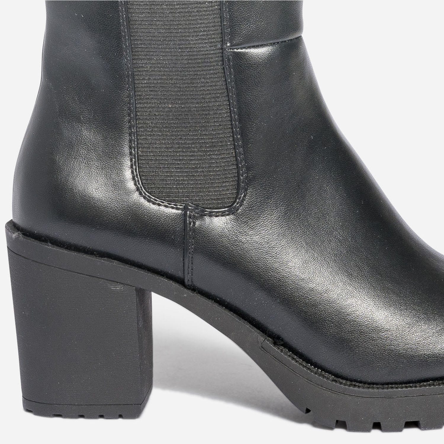 Botte TEXTO noire en cuir